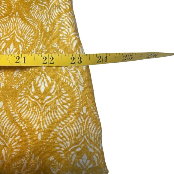 Sigrid Olsen Mustard Yellow Linen Sleeveless Dress Medium Vacation Beach Summer - Picture 7 of 11